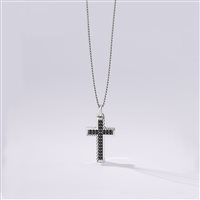 Halskette Mabina Herr COLLANA IN ARGENTO BRUNITO in Silber Zircone 553388 - 553388